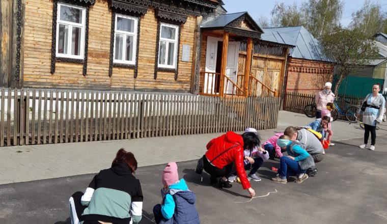 В рамках Всероссийской акции «Я рисую мелом»