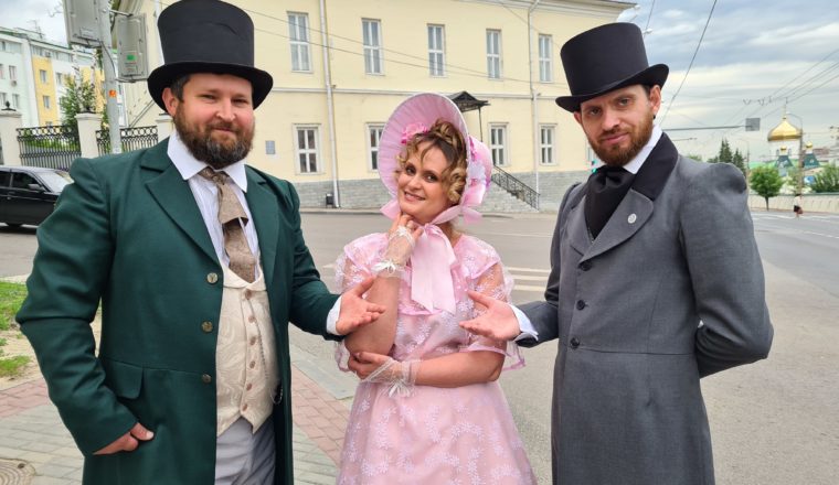 В Литературном музее снимают скетч-проект