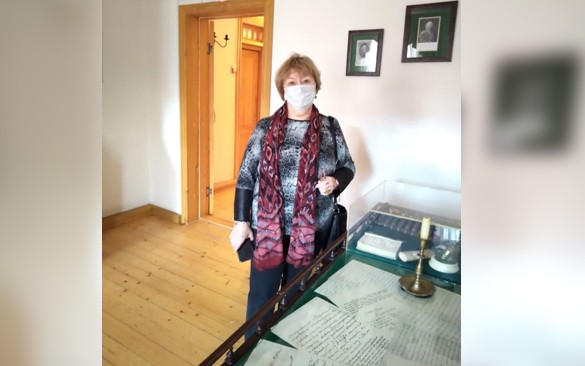 Мемориальный дом Белинских посетил научный сотрудник Пушкинского Дома