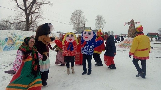 В музее А.Н. Радищева прошли масленичные гулянья