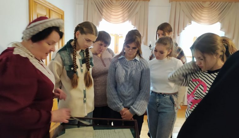 Музей В.Г. Белинского по Пушкинской карте посетили учащиеся из Башмаковского района