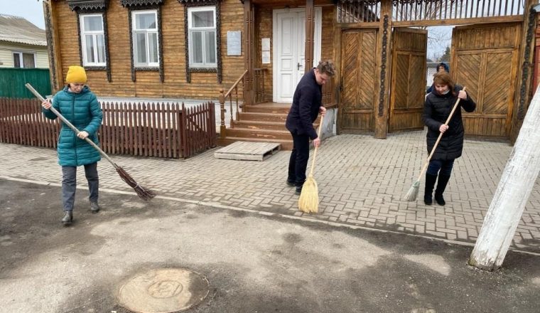 На территории музея А.И. Куприна начались весенние работы