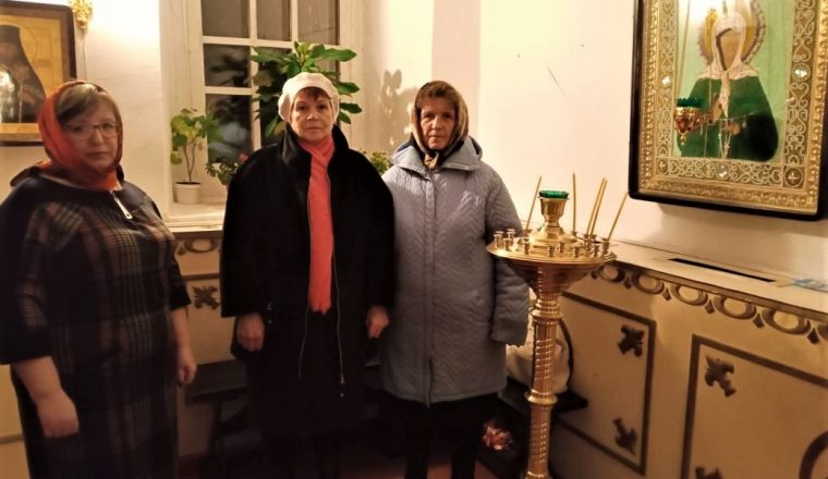 Пасхальное богослужение в храме Преображения Господня