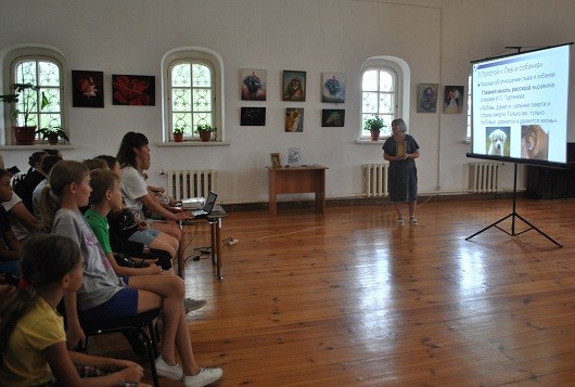 О законах добра в творчестве Л.Н. Толстого поведали юным посетителям сотрудники музея А.Н. Радищева