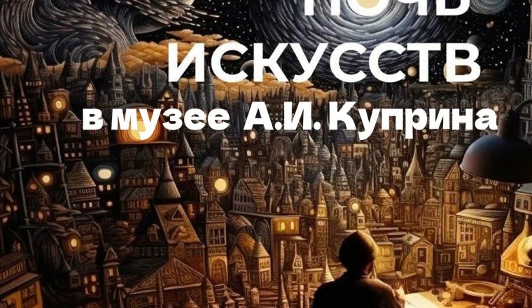 Приглашаем в музей А.И. Куприна на мероприятия акции «Ночь искусств»