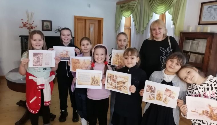 В гостях в музее В.Г. Белинского юные художники