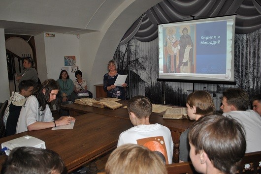 В музее А.Н. Радищева рассказывают о развитии славянской письменности