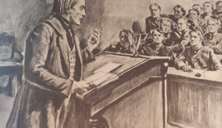 Kiu ne iras antaŭen, iras malantaŭen: senmova situacio ne estas. Belinskij