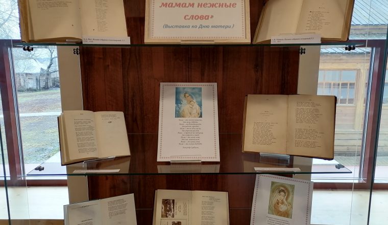 «Дарите мамам нежные слова» — выставка ко Дню матери в музее В.Г. Белинского