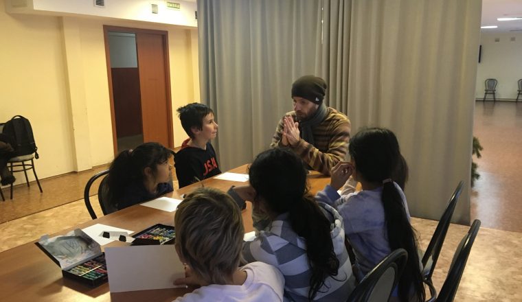 Специалист Литературного музея побывал с музейным занятием в ПВР п.Леонидовка