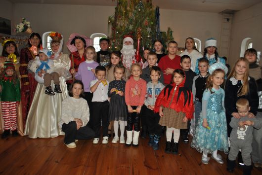 В усадьбе Радищевых прошла рождественская елка