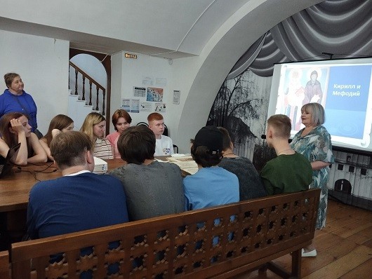 В музее А.Н. Радищева рассказывают о развитии славянской письменности