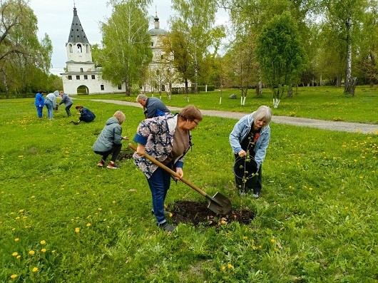 Патриотическая акция «Сад памяти» прошла в музее А.Н. Радищева
