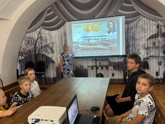 О славной победе русского флота рассказали в музее А.Н. Радищева