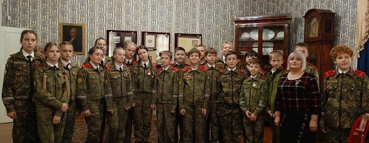 День российских кадет состоялся в музее А.Н. Радищева