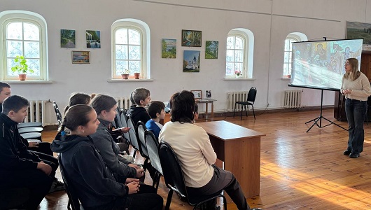 С небесными заступниками знакомятся посетители музея А.Н. Радищева